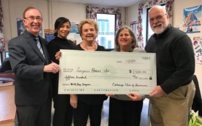 Exchange Club donates $1,500 to Lazarus House